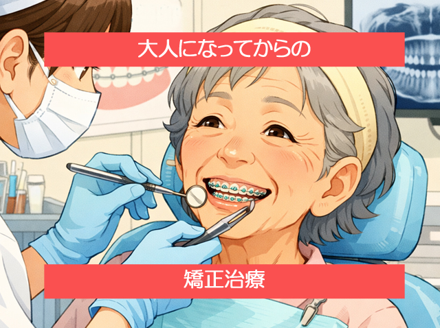 大人になってからの矯正治療について