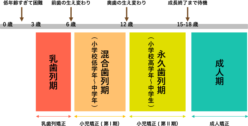 矯正治療の時期